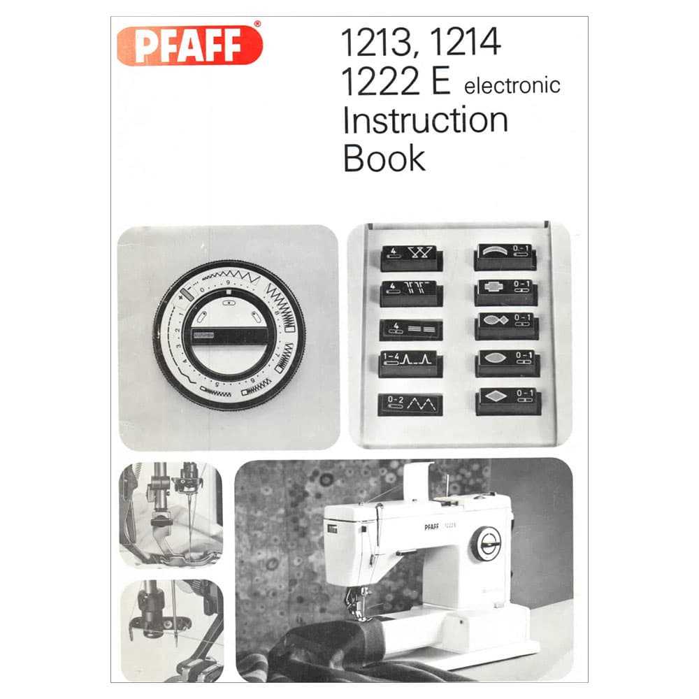 pfaff 1222 parts diagram