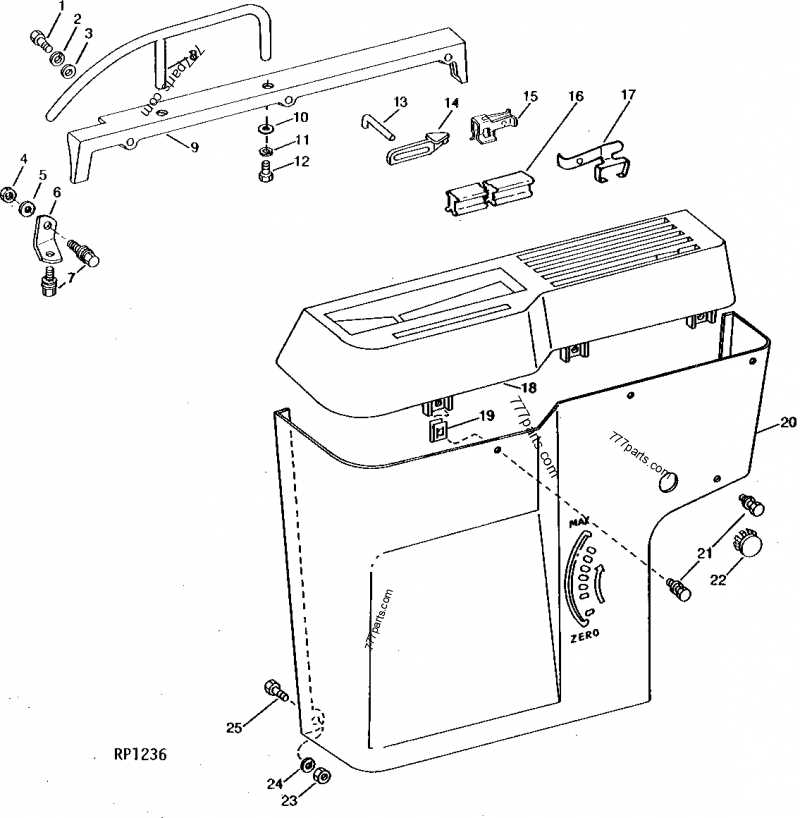 john deere 777 parts diagram