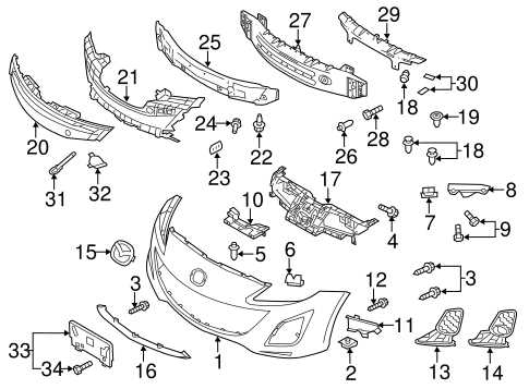 mazda oem parts diagram