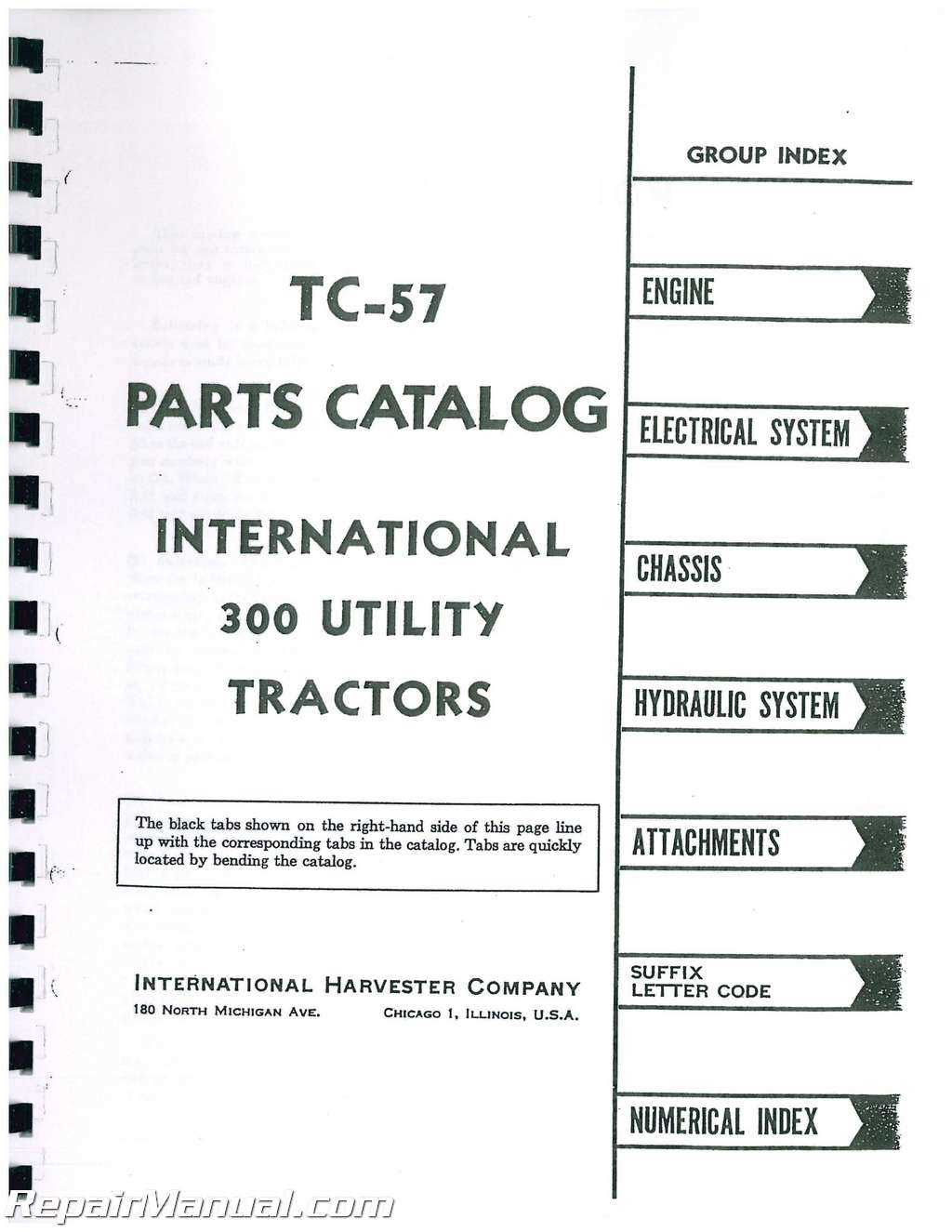 international 300 utility parts diagram