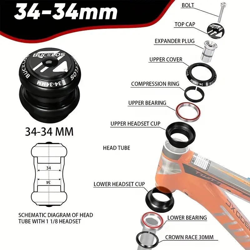 bike headset parts diagram