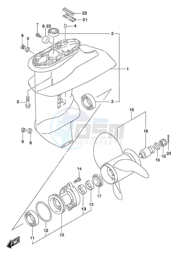 suzuki df20a parts diagram