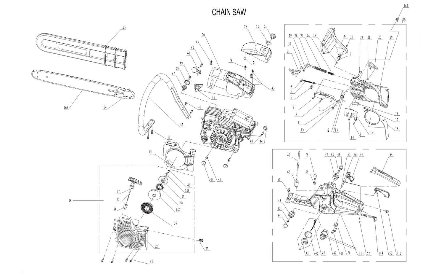 jonsered 525 chainsaw parts diagram