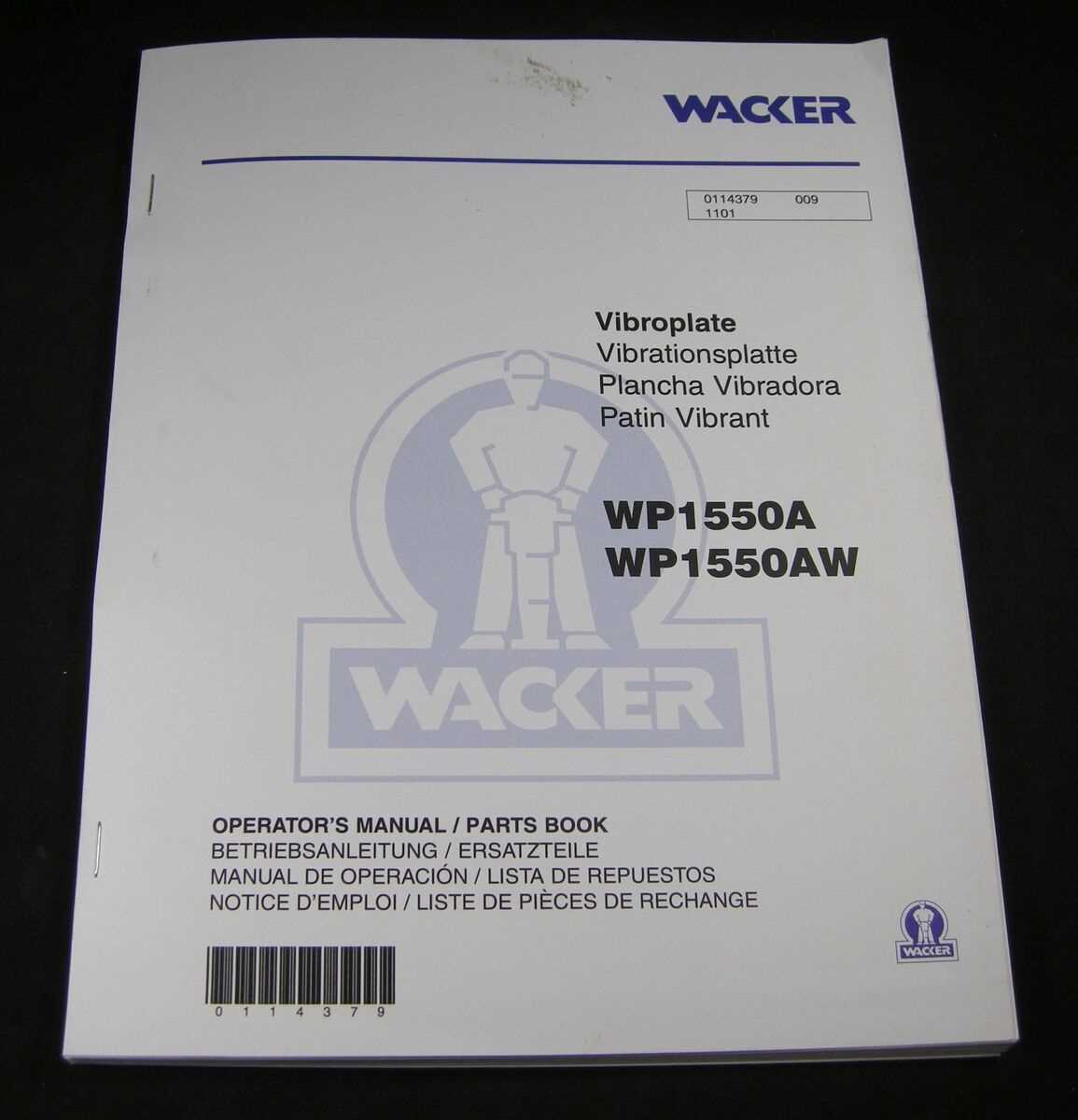 wacker wp1550aw parts diagram
