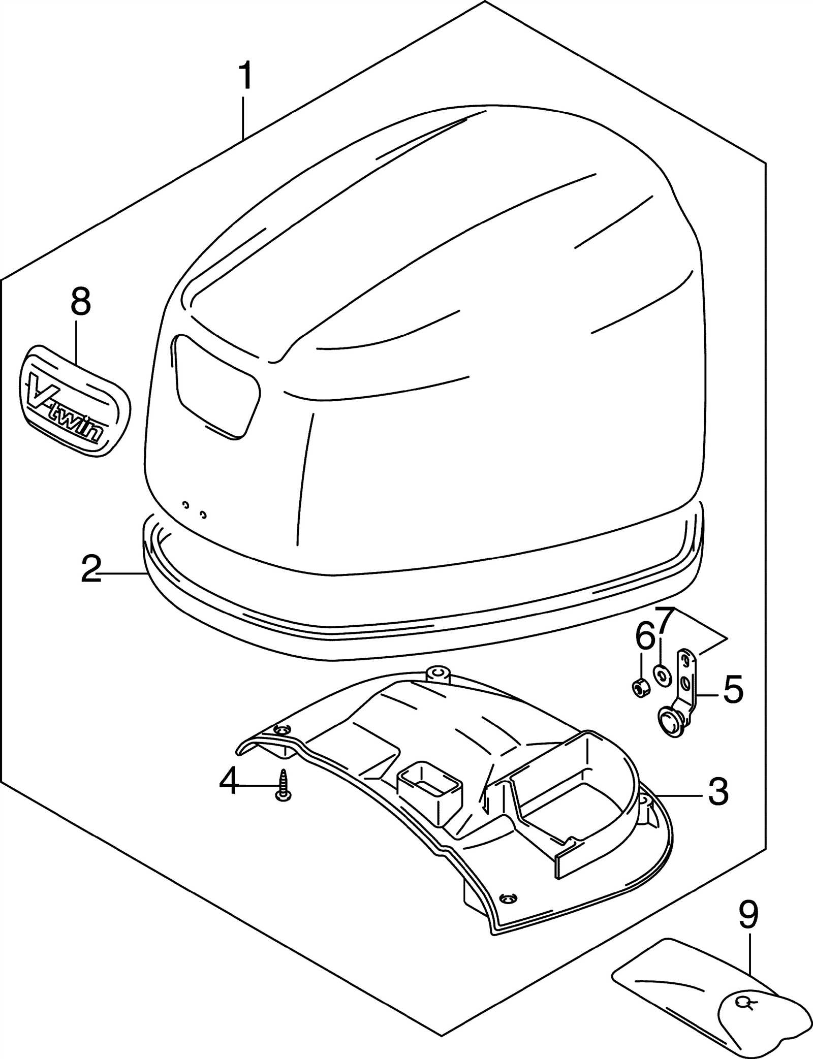 outboard engine parts diagram