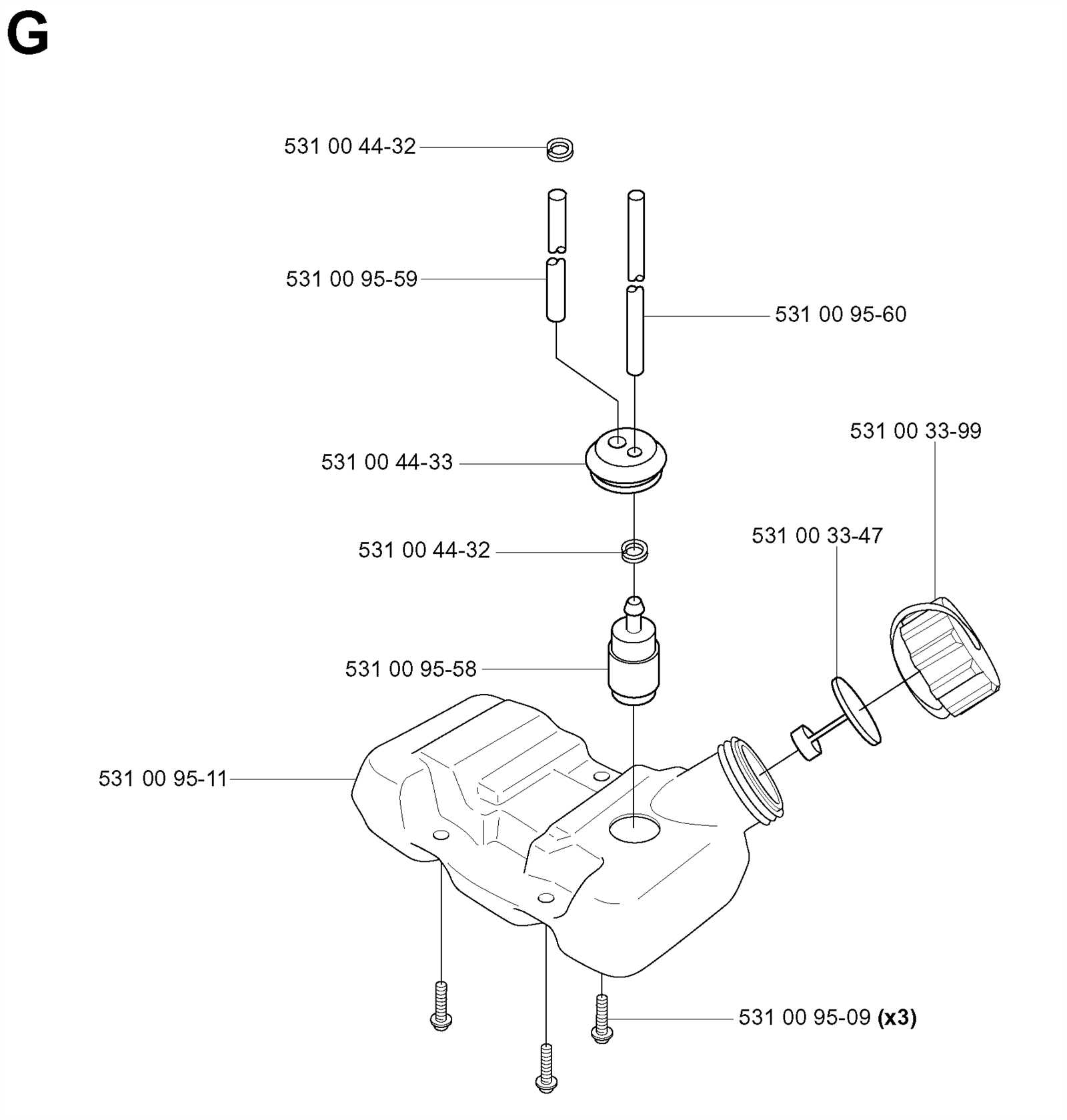 husqvarna 125bt parts diagram