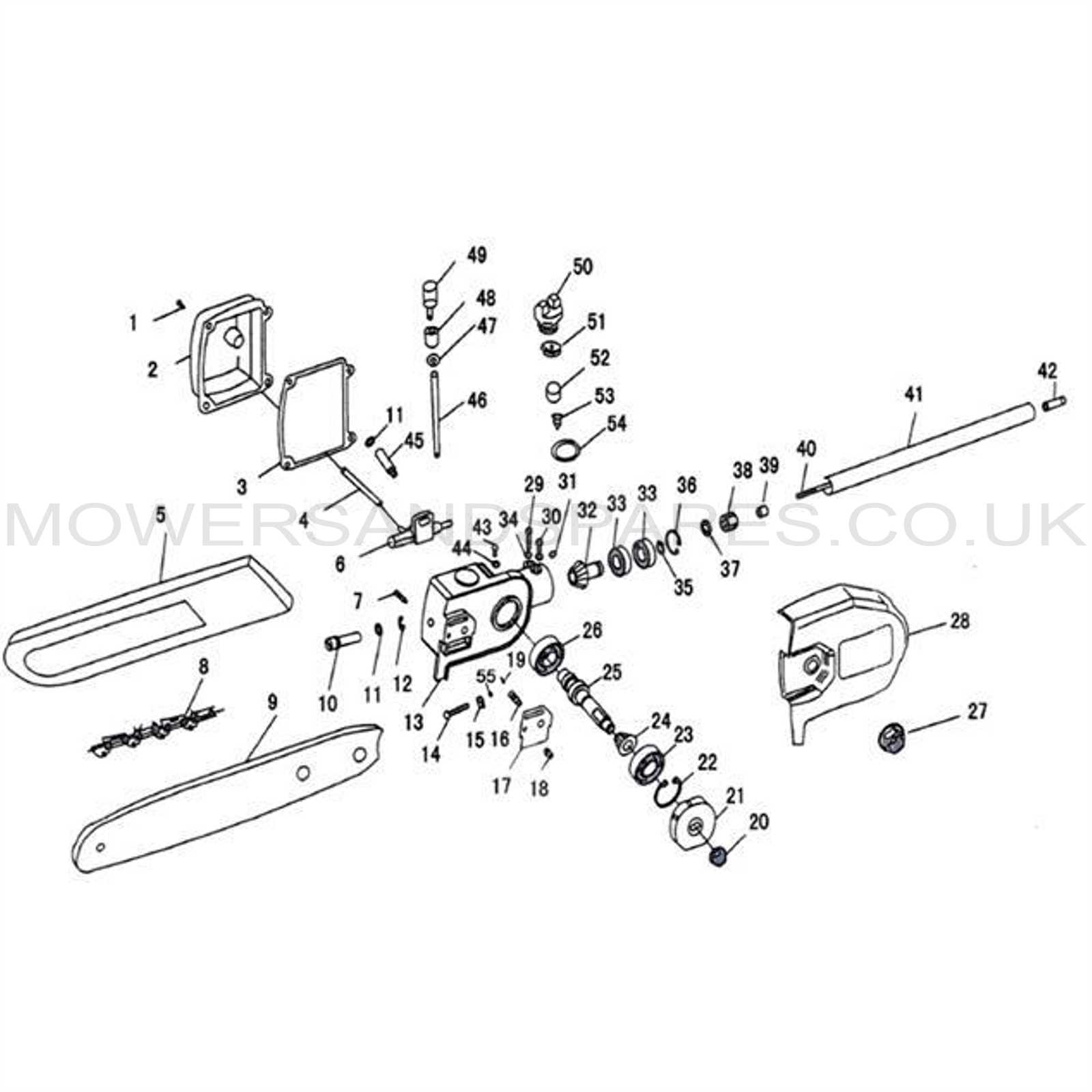 stihl ht 133 pole saw parts diagram