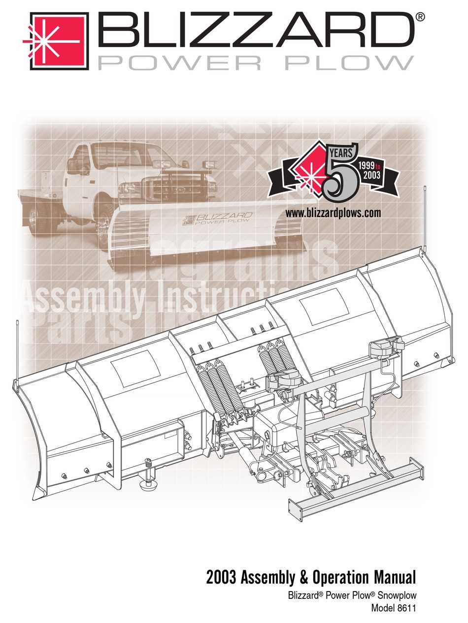 blizzard plow parts diagram