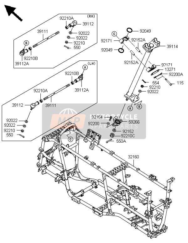 kawasaki brute force 650 parts diagram