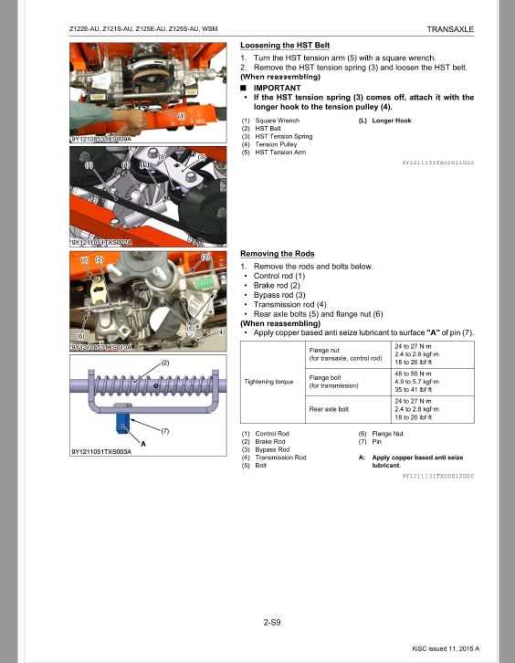 kubota kommander z125s parts diagram