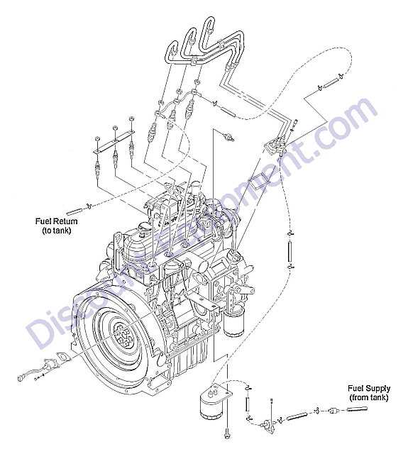 kubota d1105 engine parts diagram