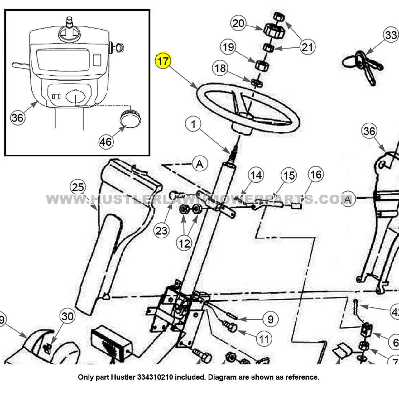 steering parts diagram