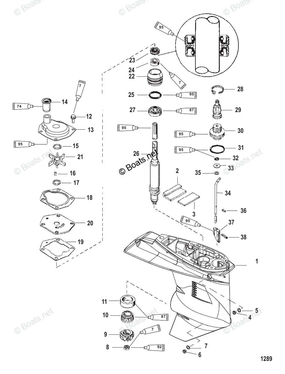 mercury 40 hp parts diagram