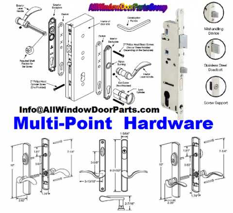 pella door parts diagram