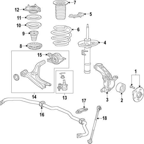 honda civic suspension parts diagram