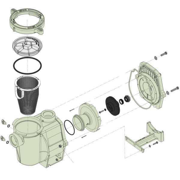 hayward northstar pump parts diagram