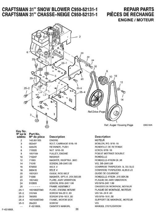 simplicity snowblower parts diagram