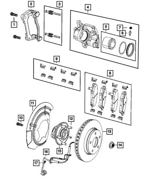 jeep brake parts diagram