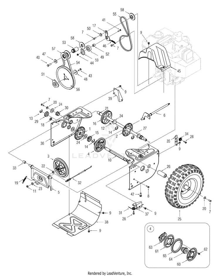 husqvarna snowblower parts diagram