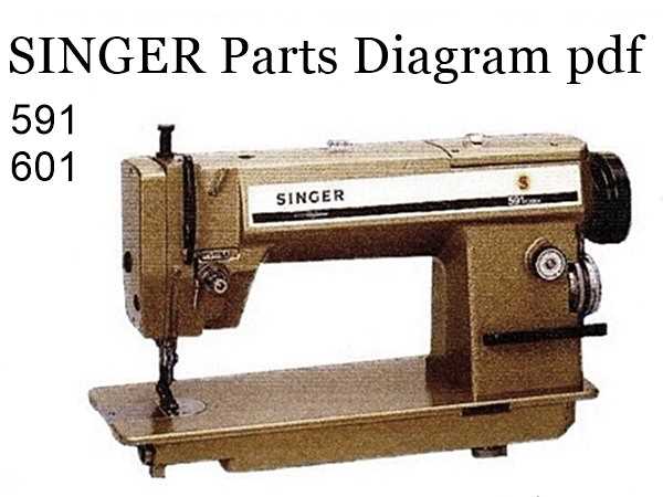 singer sewing machine parts diagram