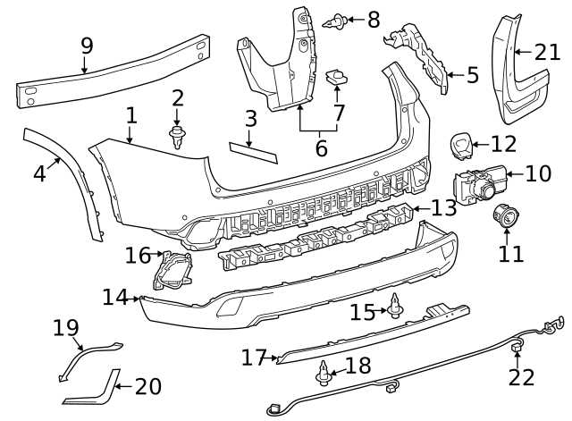 2019 toyota highlander parts diagram