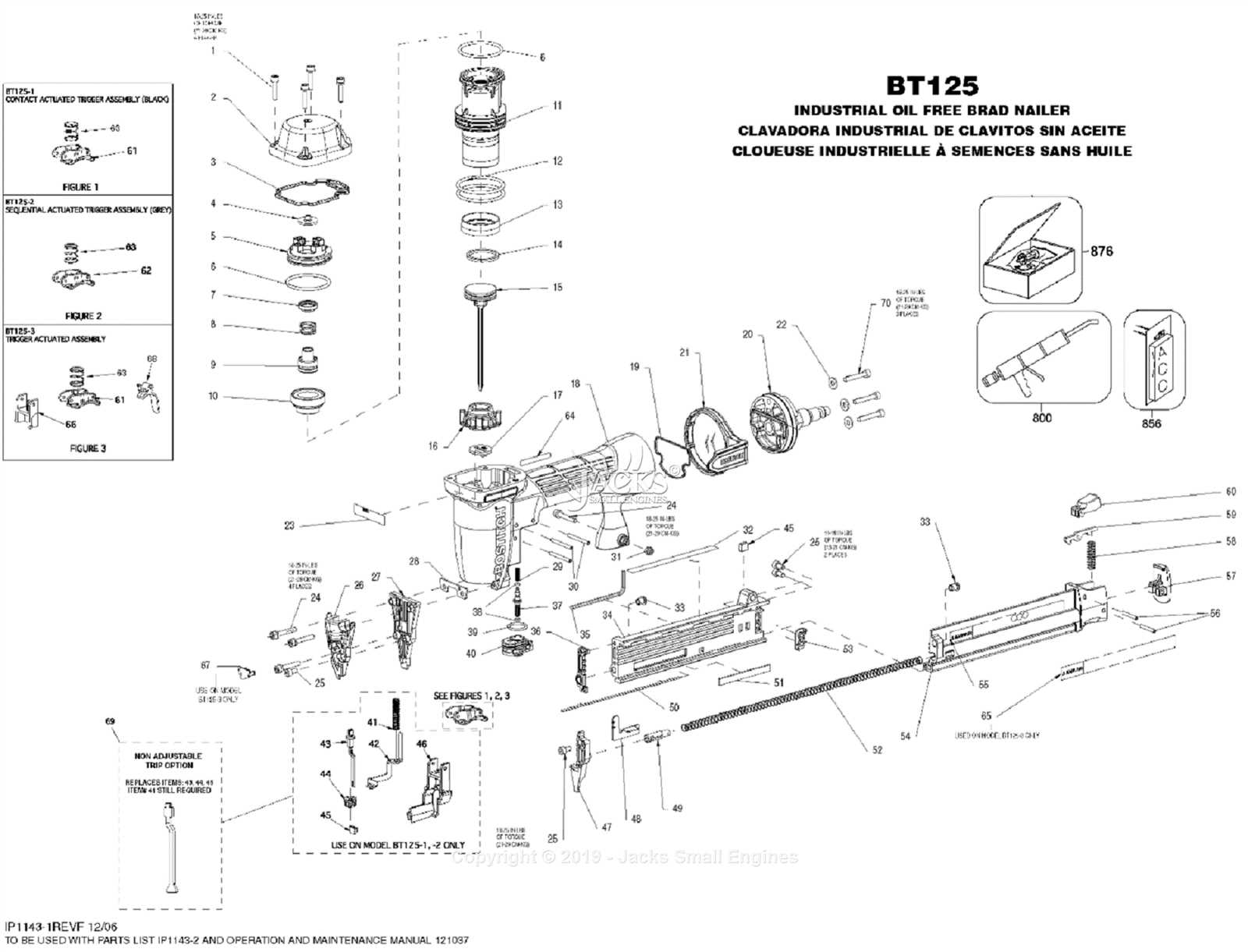bostitch t31 parts diagram