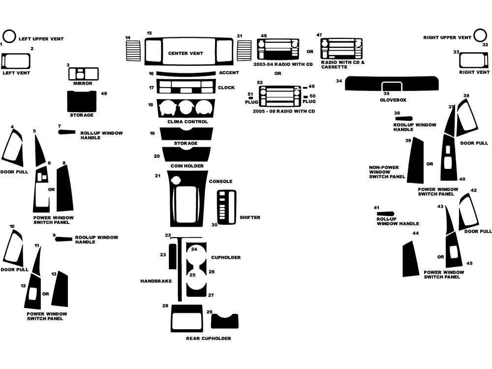 2007 toyota corolla parts diagram