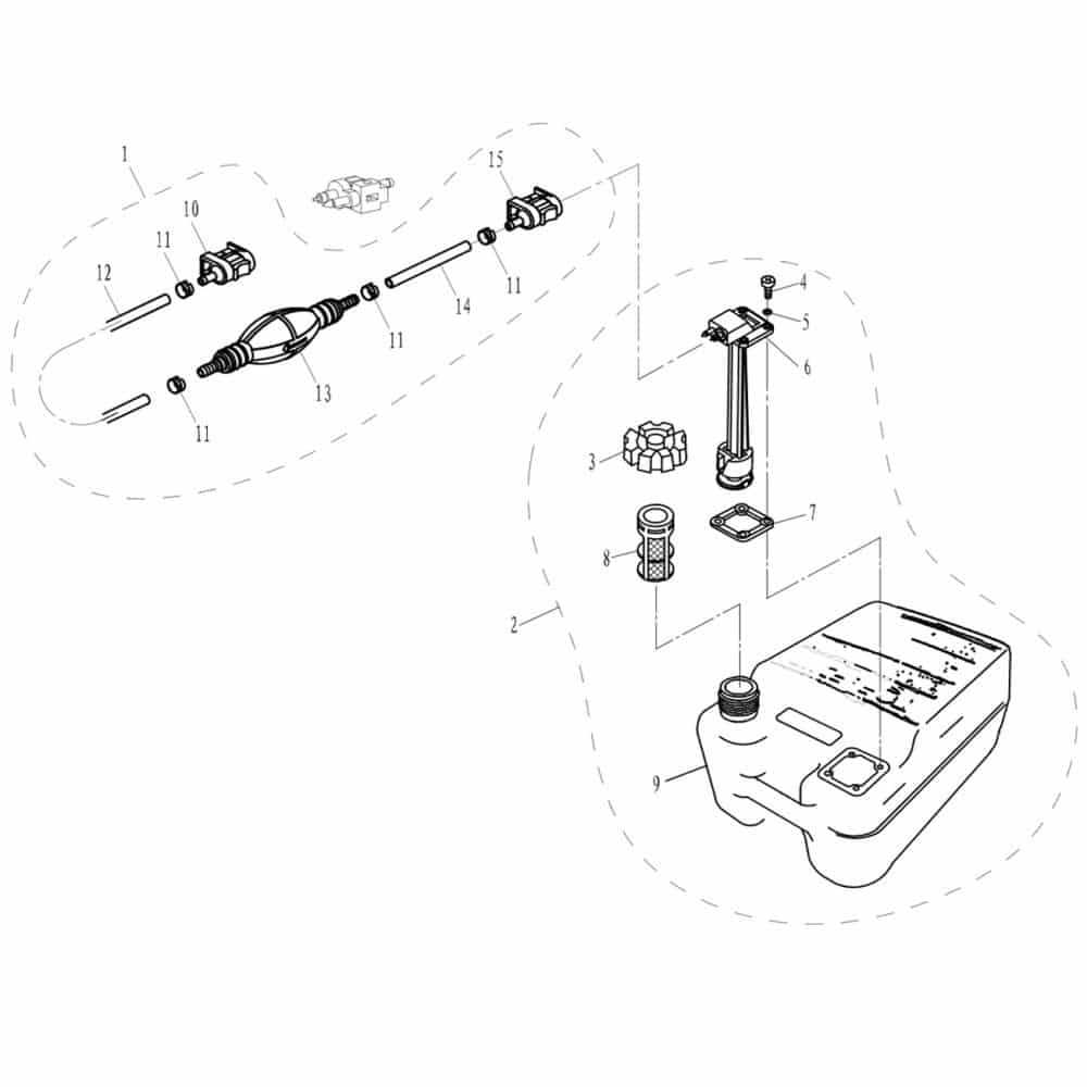 fuel tank parts diagram