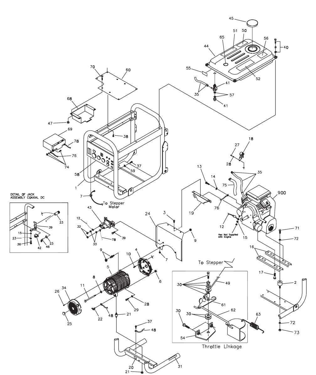 briggs and stratton p2200 parts diagram