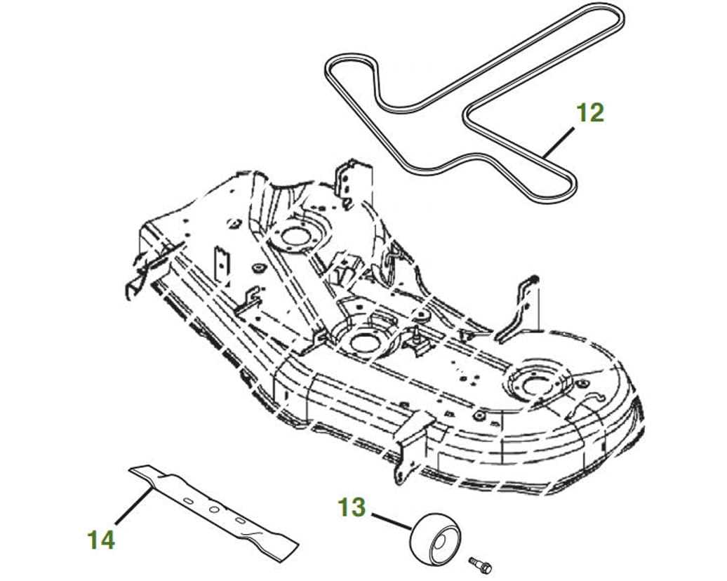 john deere z425 parts diagram