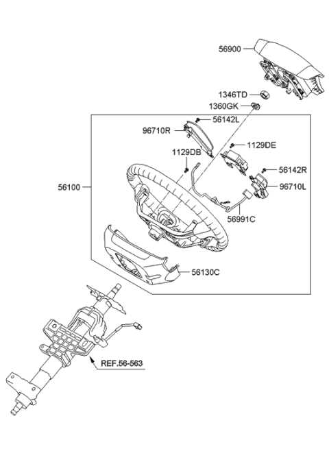 2012 hyundai santa fe parts diagram