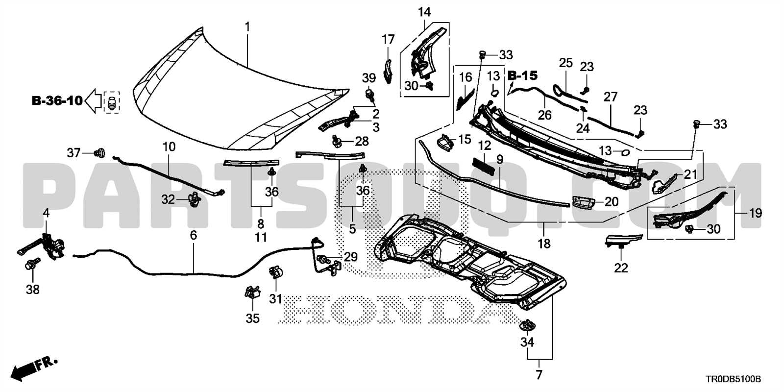 2012 honda civic engine parts diagram