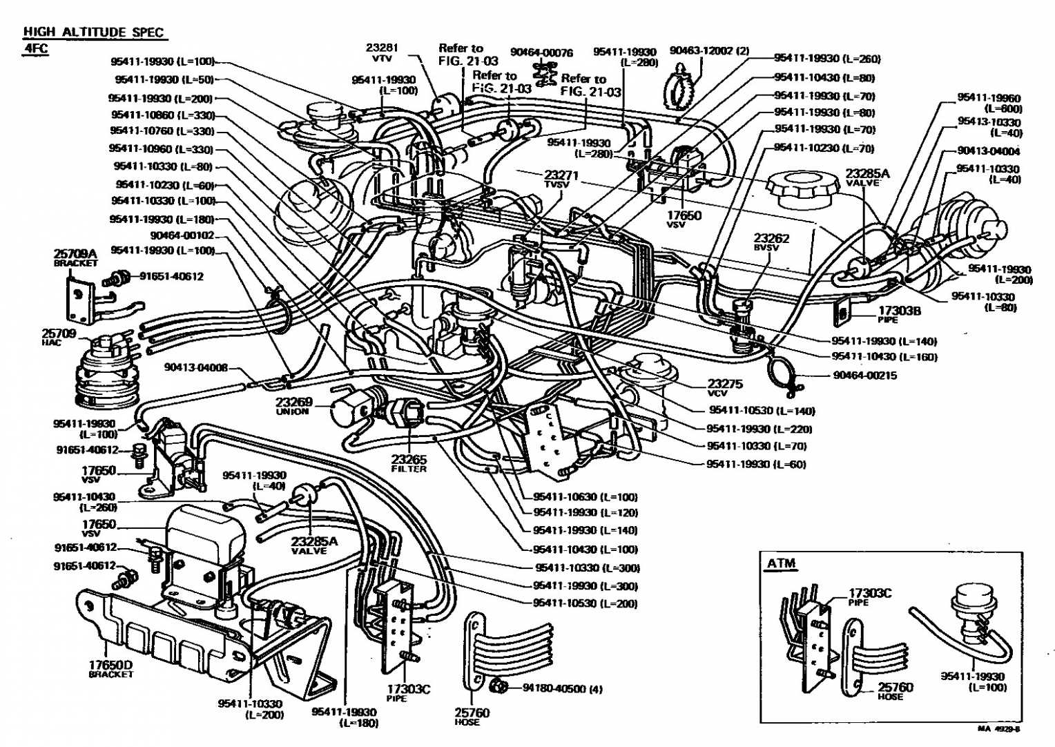 2003 toyota tacoma parts diagram