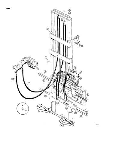 forklift hydraulic system clark forklift parts diagram