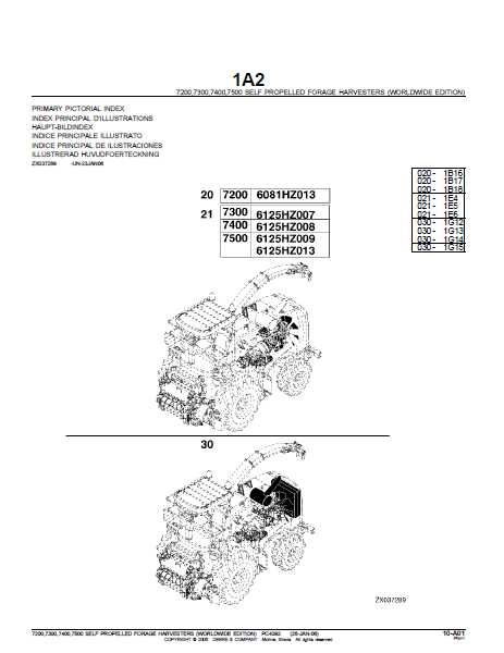 john deere 7200 parts diagram