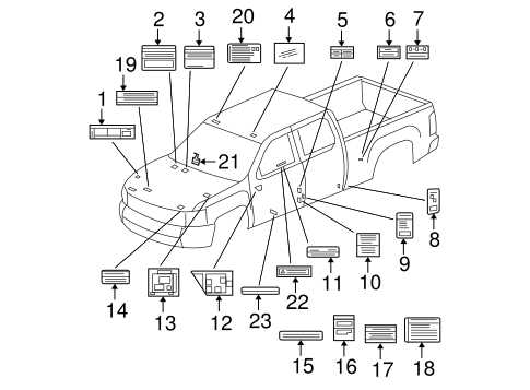 gmc sierra parts diagram