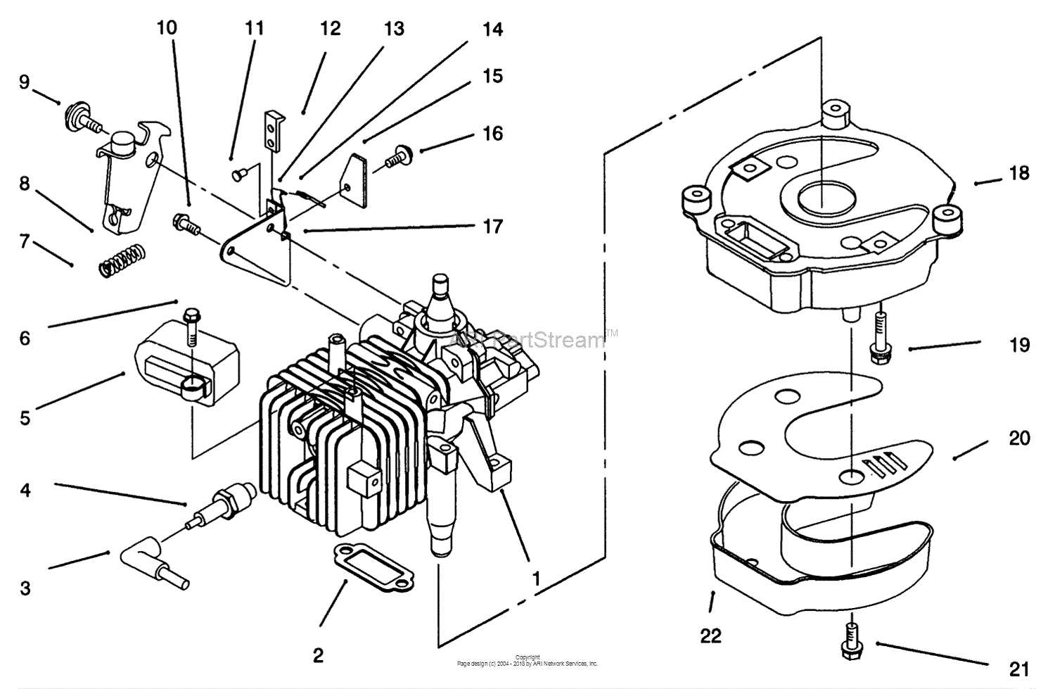 small engine parts diagram