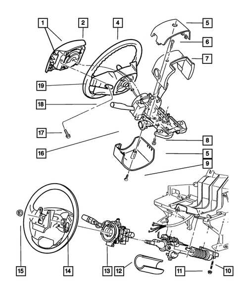 jeep xj steering parts diagram