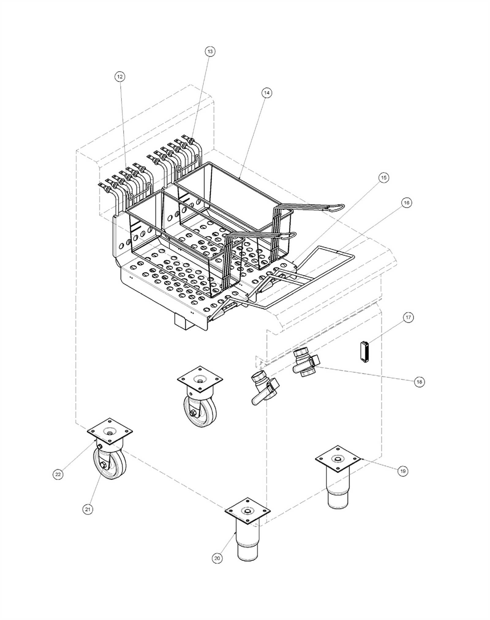 diagram dishwasher inside parts