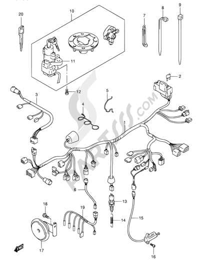 suzuki bandit 1200 parts diagram