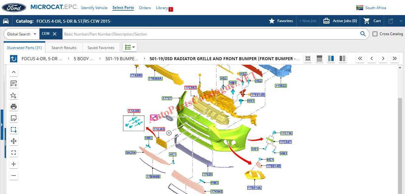 ford exploded parts diagram