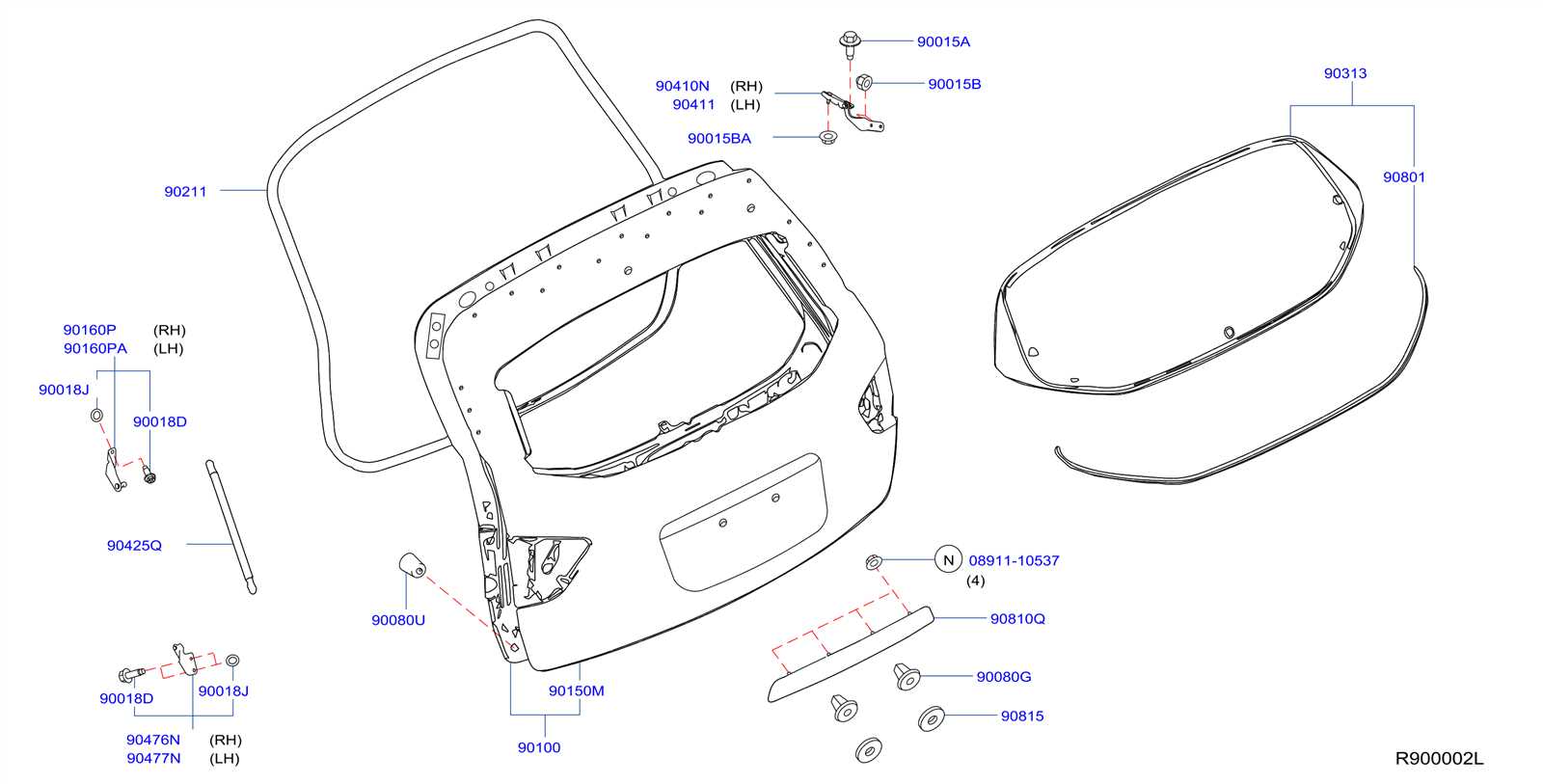 2015 nissan pathfinder parts diagram