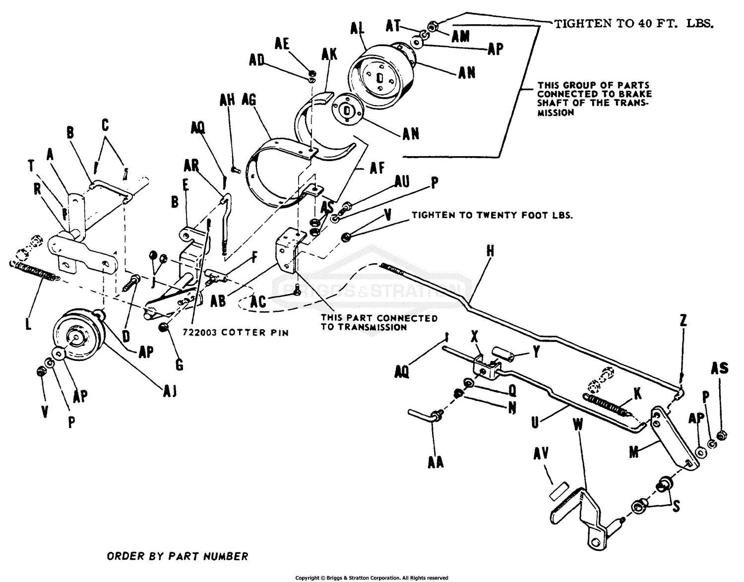 allis chalmers b parts diagram