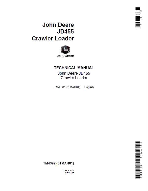 john deere 455 steering parts diagram