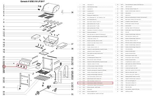 weber genesis 310 parts diagram
