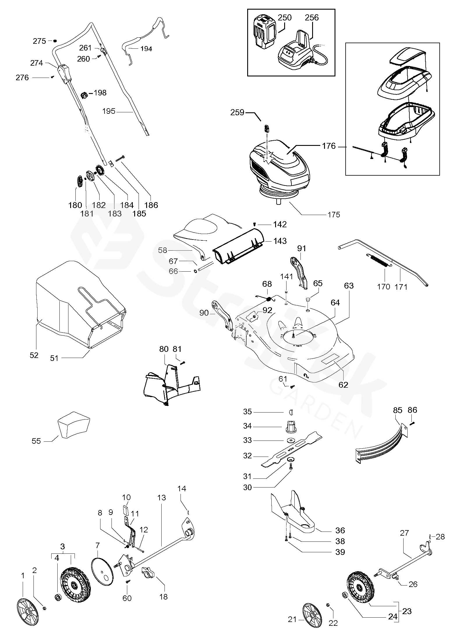 jonsered 260 parts diagram