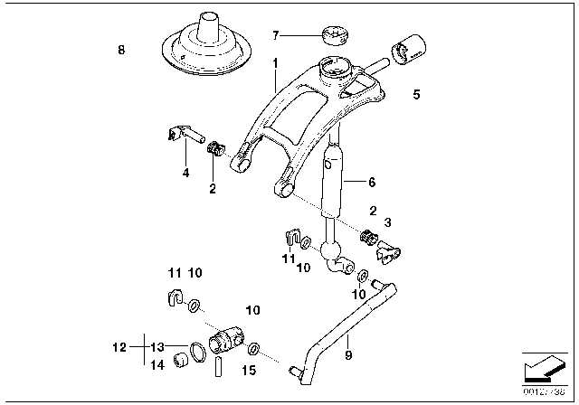 mercruiser shifter parts diagram