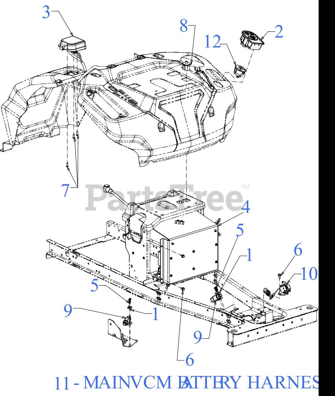 craftsman electric lawn mower parts diagram