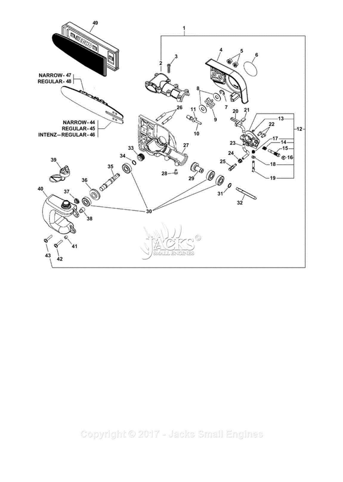 echo ppt 2400 parts diagram