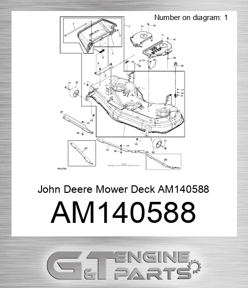 mower deck parts diagram